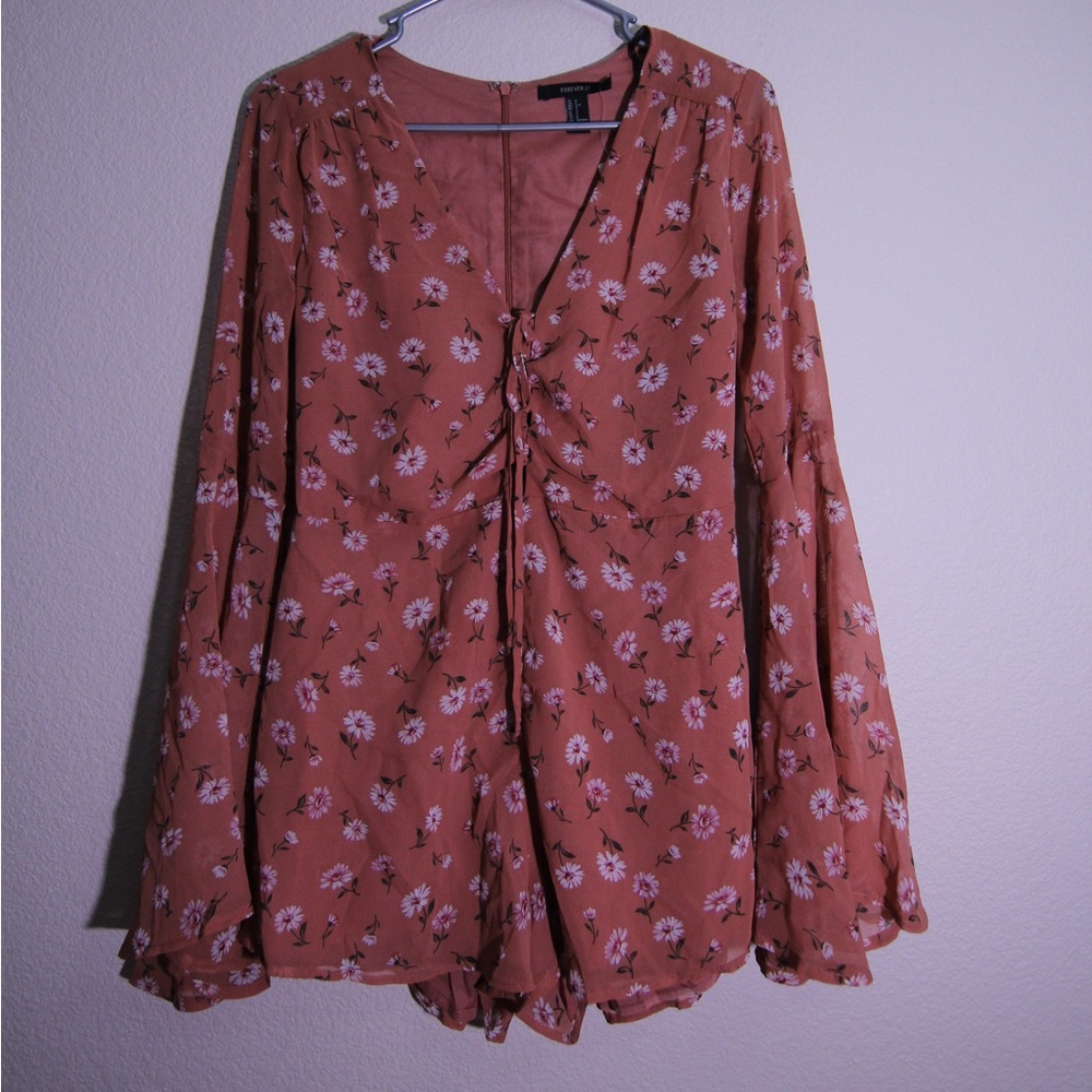 Forever 21, floral blouse, size small